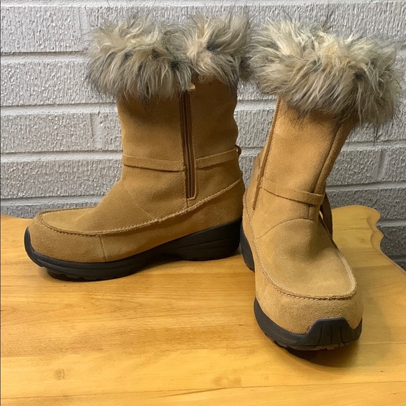 Sorel Northern Lite Tall Waterproof Thinsulate lined Suede Boot Wms sz9 EUC - Picture 1 of 12